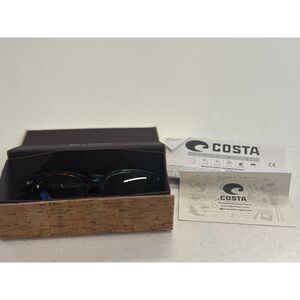 Costa Del Mar "Del Mar" Sunglasses (DEL 204) - Shiny Ocean Tortoise / Gray 580G